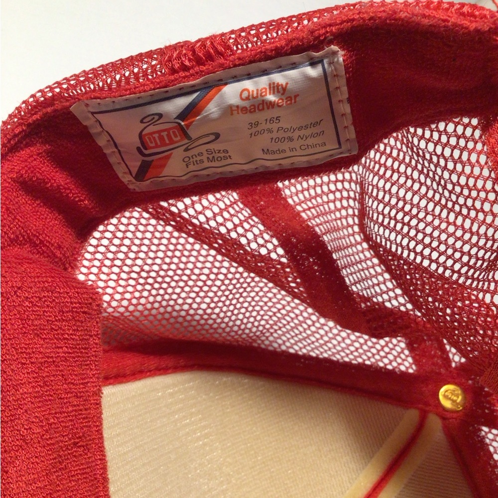 Volcom Red Trucker Hat - Picture 4 of 9
